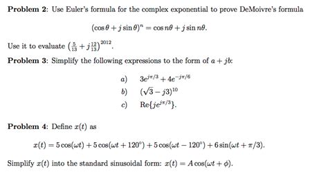 Image result for Complex Exponential Formula