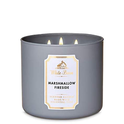 White Barn Marshmallow Fireside 3-Wick Candle | Shop Now in 2025 | Bath ...