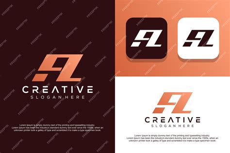 Premium Vector | Abstract monogram letter f l logo design