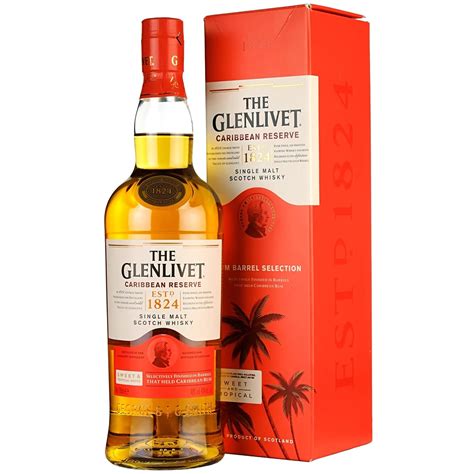 The Glenlivet Caribbean Reserve Single Malt Scotch Whisky – Grain ...