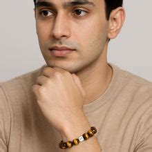 Tiger Eye Infinity Silver Bead Bracelet (12 MM) – Mystic Flavia