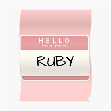 Image result for Ruby Name