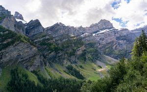 Wallpaper mountains, trees, slope, autumn, landscape hd, picture, image