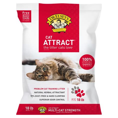 DR. ELSEY'S CAT ATTRACT CLUMPING CLAY CAT LITTER 18-LB – American Pets Panama