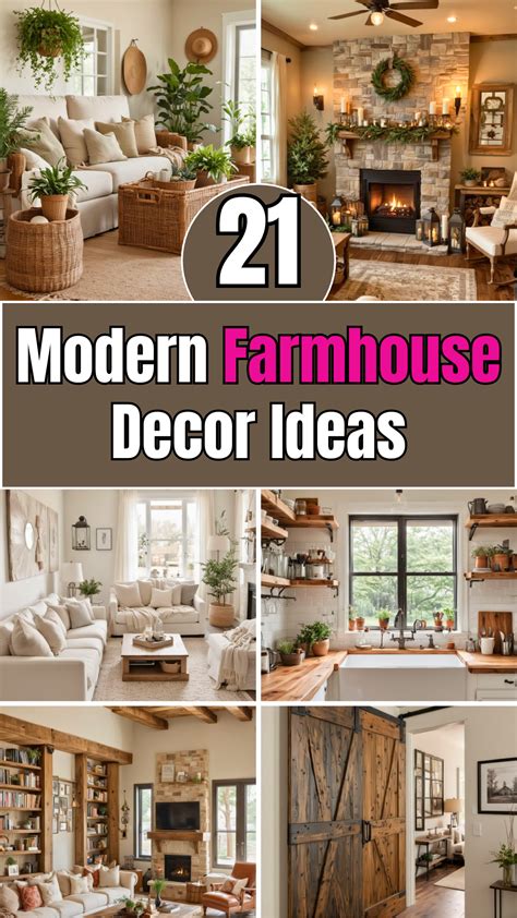 21 Modern Farmhouse Decor Ideas – The DIY Desire | Modern farmhouse ...