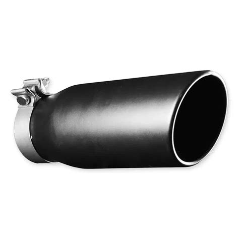 Polished Steel or satin black Exhaust Tip | Universal Exhaust Tips