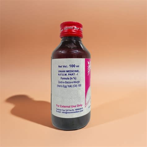 Rex Raughan E Baiza E Murgh 100ml – Herbal Hair Oil with Egg Yolk ...