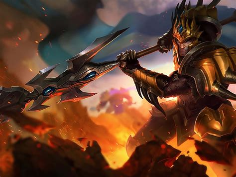 Download Exemplary Hero From League Of Legends Champion Wallpaper | Wallpapers.com