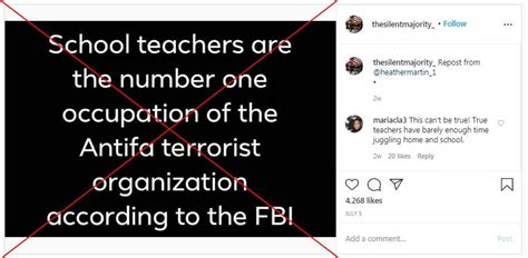 Did The FBI Say Most Antifa Members Work As Teachers? Not Really | BOOM