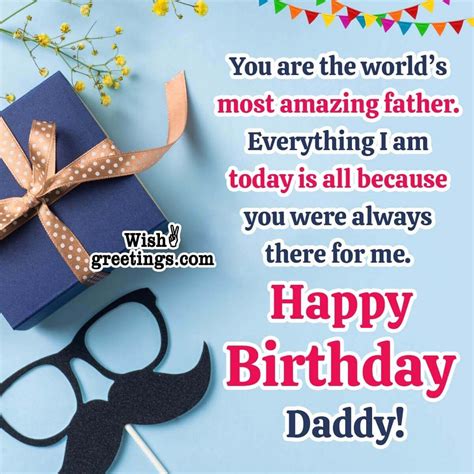 Happy Birthday Wishes Images For Father - Wish Greetings