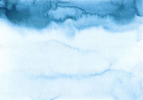 Blue Ombre Watercolor Background