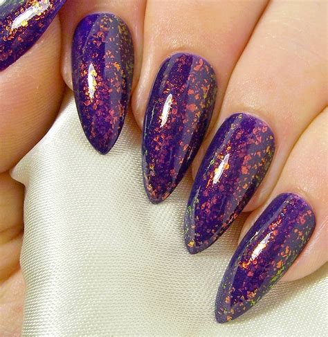 Acrylic Nail Designs Purple at Herbert Hamilton blog