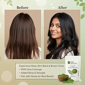 Buy Tulsi Naturals 100% Natural Indigo Powder for Hair – Organic ...