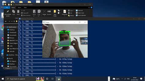 Face Mask Detection Using Python 的图像结果