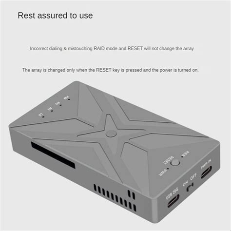 M.2 NVME SSD RAID, M.2 NVME SSD Chassis, USB3.2 GEN2 | Ubuy India