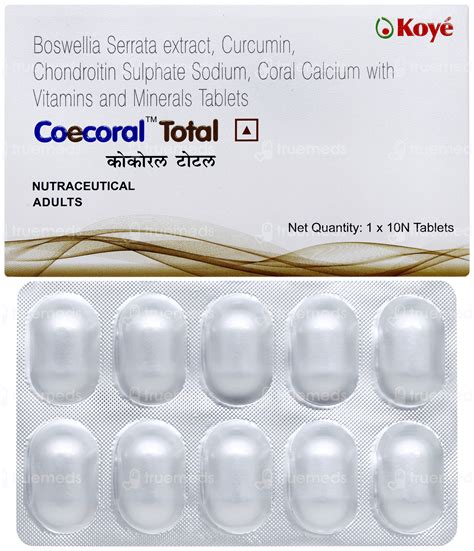 Coecoral Total Tablet 10 - Uses, Side Effects, Dosage, Price | Truemeds