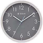 Buy Titan Contemporary Sleek Wall Clock with Silent Sweep Technology ...