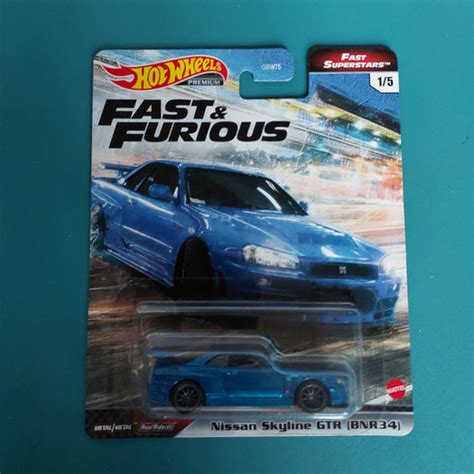 Jual Hot Wheels Premium Nissan Skyline GT-R R34 Superstars - Good - Kab ...