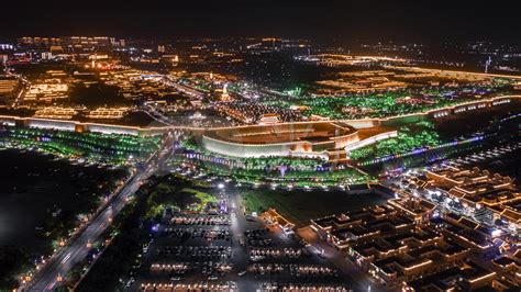 石家庄正定南城门夜景航拍延时4k_3840X2160_高清视频素材下载(编号:6030597)_实拍视频_光厂(VJ师网) www.vjshi.com