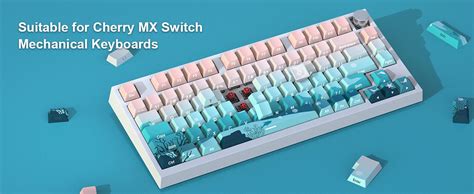 Deep Sea Side Engraved Translucent Cherry PBT Keycaps – CuriosityCaps