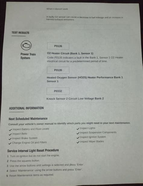 Code P0135 Chevy 的图像结果