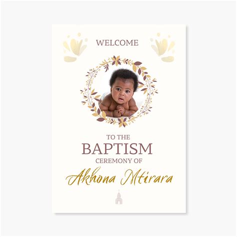 Baptism Welcome Boards | Logoman Designs