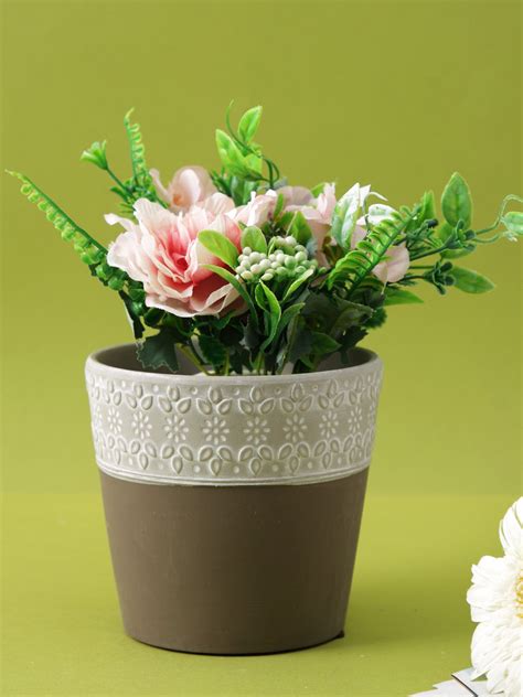 Dual Shade Ceramic Planter – Aapno Rajasthan
