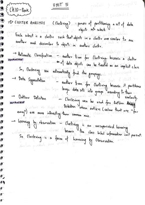 Data Mining Unit 5 Notes - UNIT 5 CLUSTER ANALYSIS ( lustering) process ...