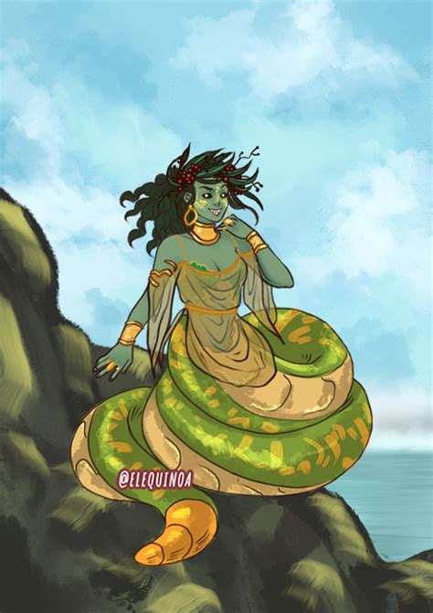 Greek Mythology: Echidna by katerinaaqu on DeviantArt