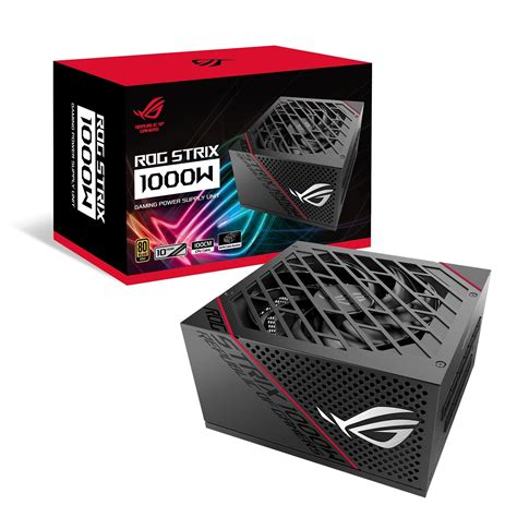 Buy ASUS ROG Strix 1000W Gold PSU, Power Supply (ROG heatsinks, Axial ...