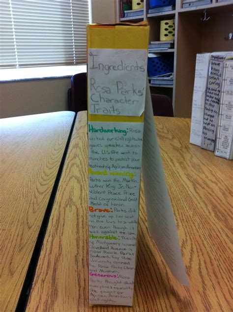 Cereal Box Project Template - Printable Word Searches