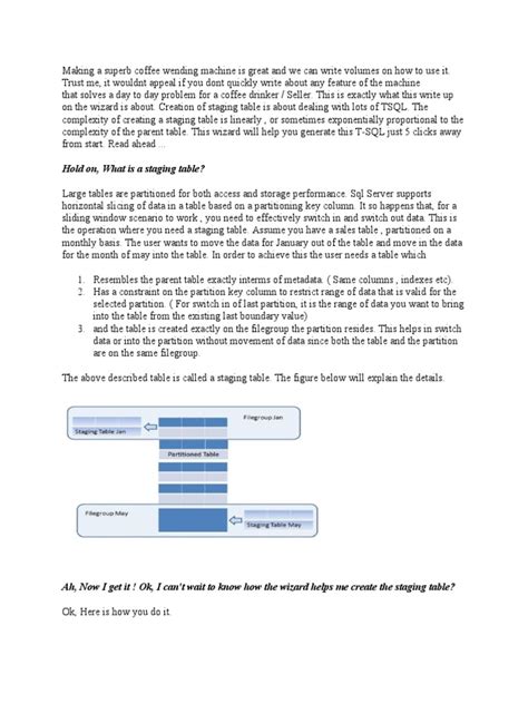 Image result for Create Staging Table SQL Database