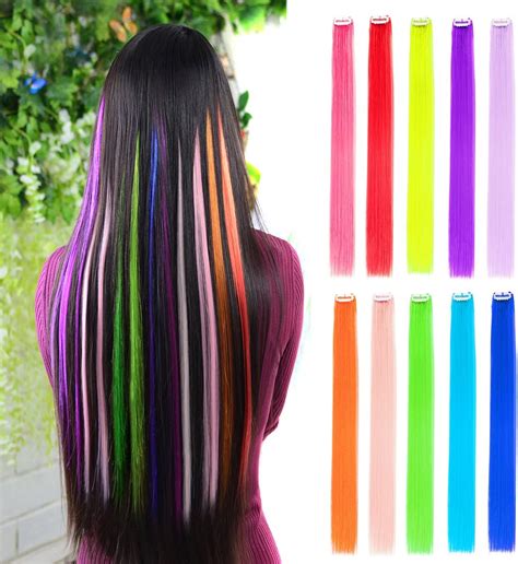 Clip In Colored Hair Extensions