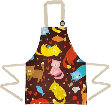 FreeNFond Adjustable Kids Apron with Pocket for Cooking, India | Ubuy