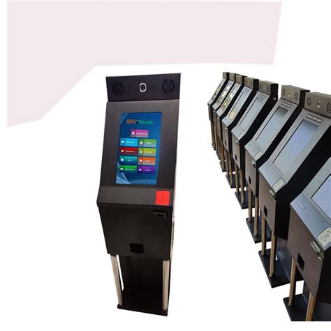 SRI-Kiosk Secured Transaction with Card Printer Double Side Without ...
