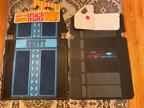 Vintage NOS Chevy Chevrolet Heartbeat Of America Pick-Up Truck Floor ...