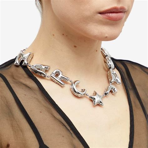 Marc Jacobs Women's Balloon Necklace in Silver Marc Jacobs