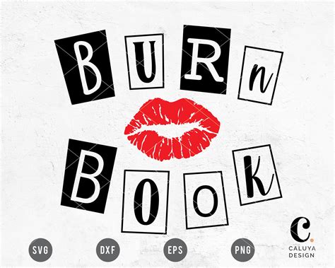 Burn Book Cover Printable _ Free Burn Book Template – ESSYY