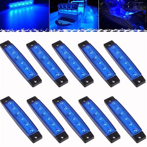 Buy PSEQT LED Boat Interior Lights Marine Courtesy Light Strip Deck ...