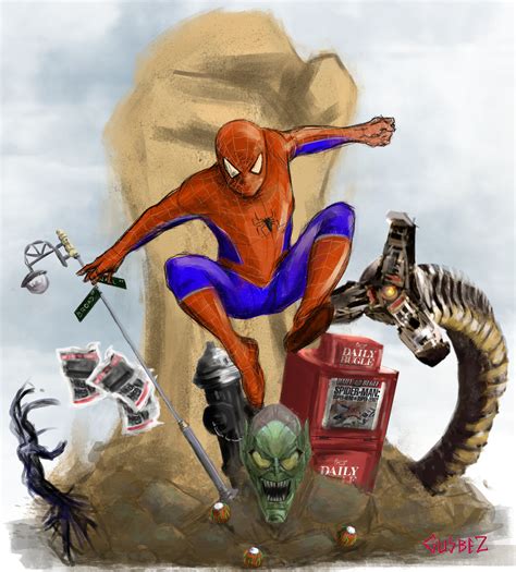 ArtStation - Sam Raimi's SPIDER-MAN 20 years (concept art)