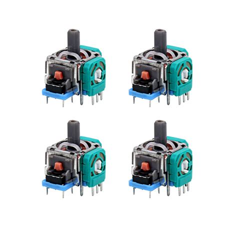 Ximimark 4Pcs Replacement Analog Stick for PS4 Dualshock 4 Wireless ...