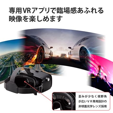 エレコム VRゴーグル スマホ用｜VRG-2D3D02BK｜[通販]ケーズデンキ