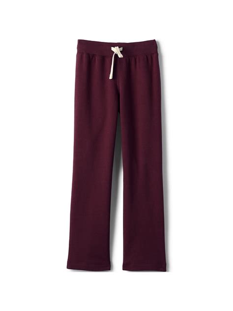 Lands' End School Uniform Girls Sweatpants - Walmart.com