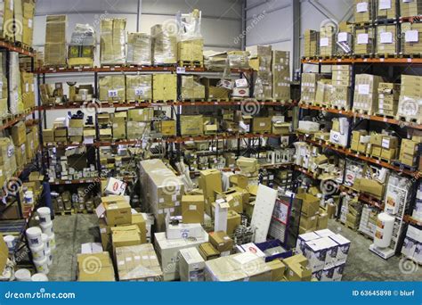 Inside store warehouse 011 editorial stock photo. Image of working ...