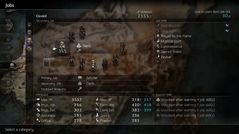 The Ultimate Best Job For Osvald In Octopath Traveler 2