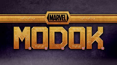 Here is the MODOK ANIMATED SERIES LOGO