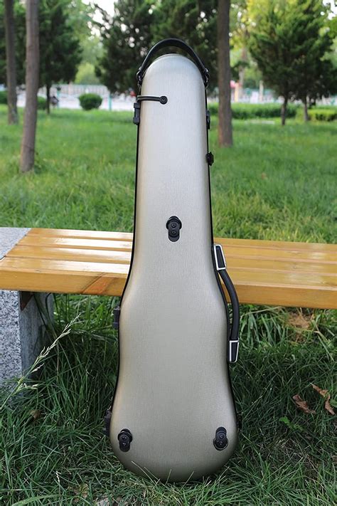 Buy 4/4 Violin Case triangle Case Hard shell Mixed Carbon Fiber 1.95kg ...