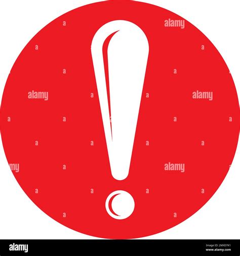 Exclamation mark symbol icon for web hi-res stock photography and ...