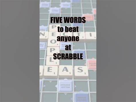 Beat anyone at Scrabble using these 5 words - YouTube