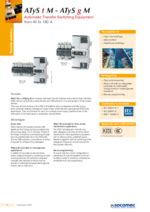 Automatic Changeover Switch ATyS t M | Socomec
